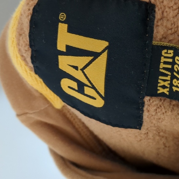 CAT Hoodie Youth XXL 18/20 Workwear Casual Streetwear - Picture 5 of 8